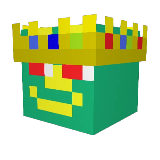 Tho0 Minecraft avatar head, 3D render
