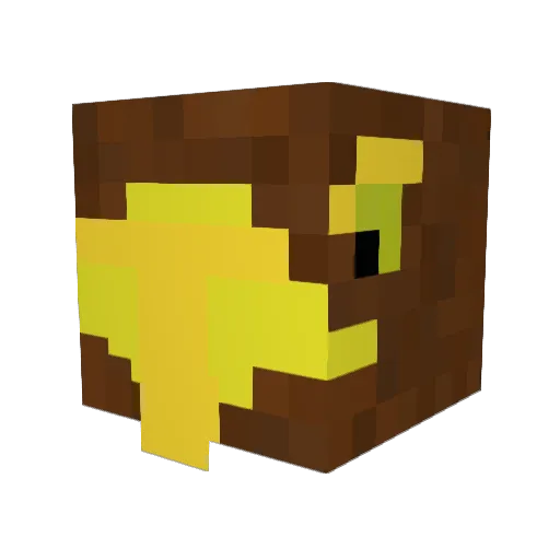 ThoHal Minecraft avatar head, 3D render