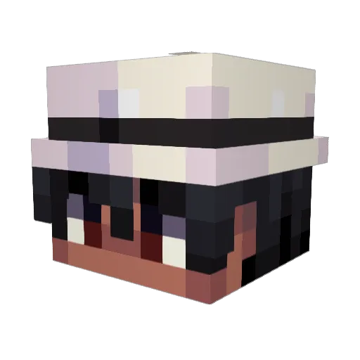 Thoapp Minecraft avatar head, 3D render