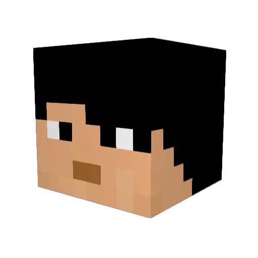 ThogErik Minecraft avatar head, 3D render