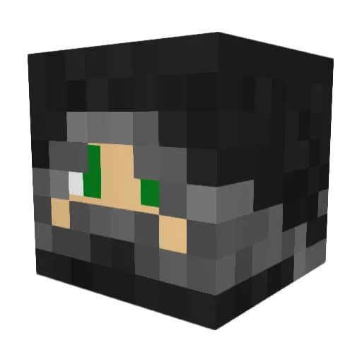 Thoirdner Minecraft avatar head, 3D render