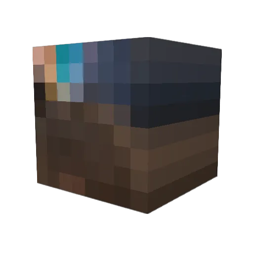 ThomasBeFilming Minecraft avatar head, 3D render