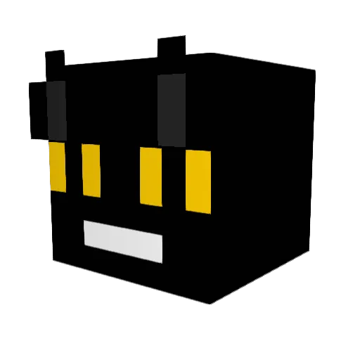 ThomasCany Minecraft avatar head, 3D render