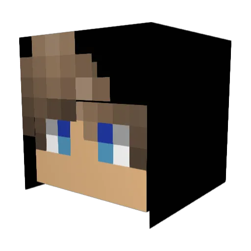 ThomasDm_ Minecraft avatar head, 3D render