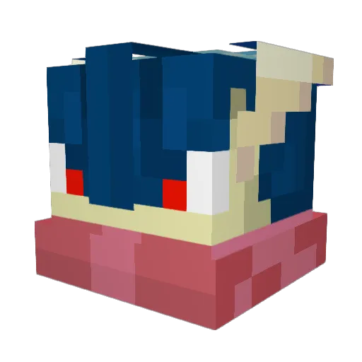 ThomasJo2008 Minecraft avatar head, 3D render
