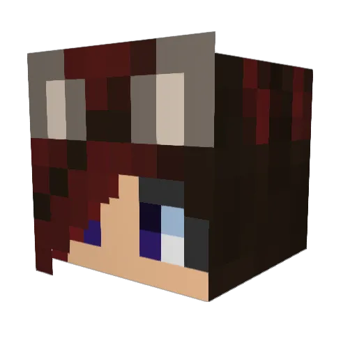 ThomasK_110 Minecraft avatar head, 3D render