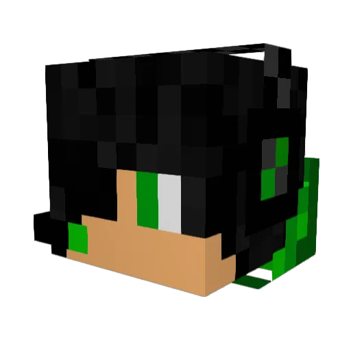 ThomasMutton Minecraft avatar head, 3D render