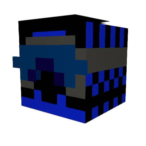 ThomasPlays2 Minecraft avatar head, 3D render