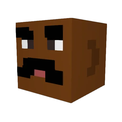 ThomasThaTrain Minecraft avatar head, 3D render