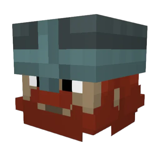 ThomasWinn1 Minecraft avatar head, 3D render