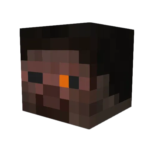 ThomasYang2010 Minecraft avatar head, 3D render