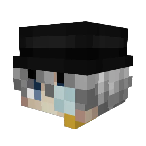 Thomas_9332 Minecraft avatar head, 3D render