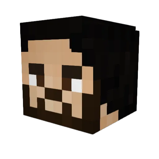 Thomas_King_SR Minecraft avatar head, 3D render