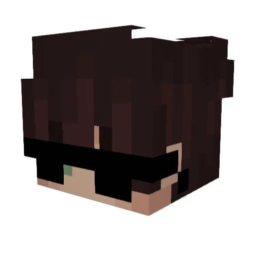 Thomas_MNL Minecraft avatar head, 3D render