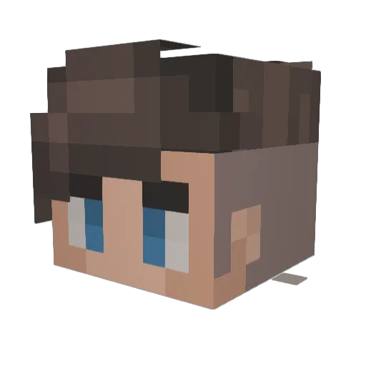 Thomas_ShelbyP Minecraft avatar head, 3D render