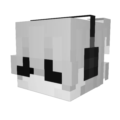 Thomas_Xin Minecraft avatar head, 3D render