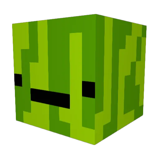Thomasnv8 Minecraft avatar head, 3D render
