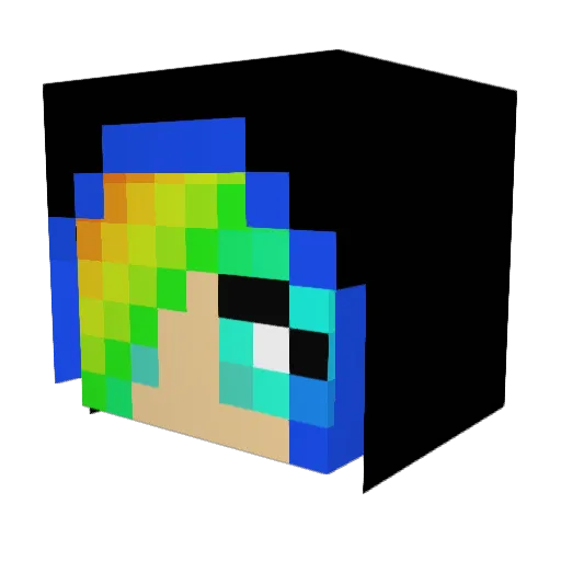 Thomastrain432 Minecraft avatar head, 3D render