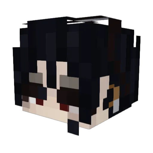 Thomaszozo Minecraft avatar head, 3D render