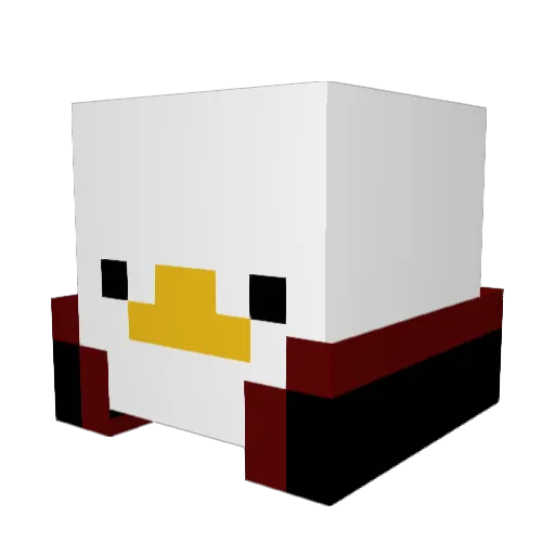 ThomazFerraz Minecraft avatar head, 3D render