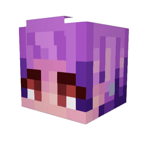Thomiesch Minecraft avatar head, 3D render
