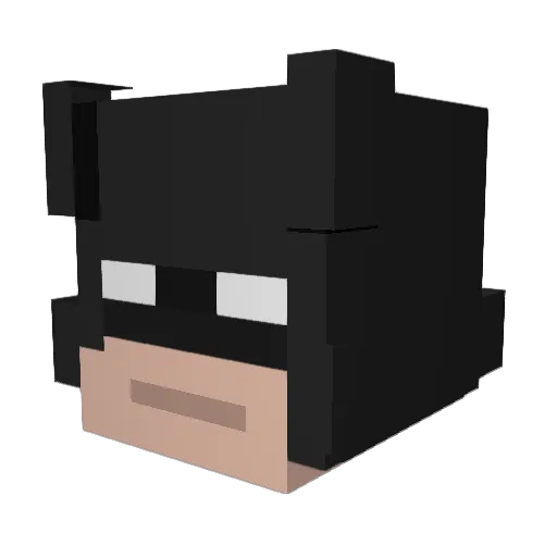 Thommoooo Minecraft avatar head, 3D render
