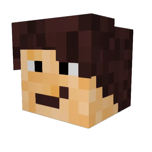 Thommy09 Minecraft avatar head, 3D render