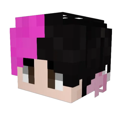 ThommySan Minecraft avatar head, 3D render