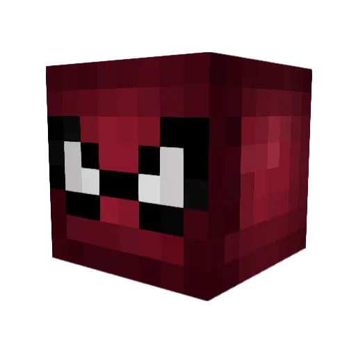 Thompsin Minecraft avatar head, 3D render
