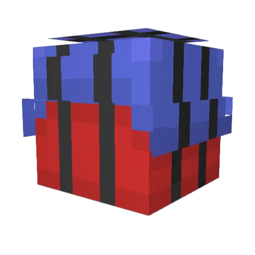 Thongblelaa Minecraft avatar head, 3D render