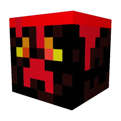 Thonolan Minecraft avatar head, 3D render