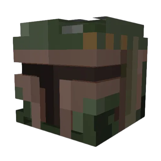 Thony888 Minecraft avatar head, 3D render