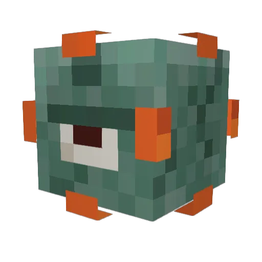 Thoo Minecraft avatar head, 3D render