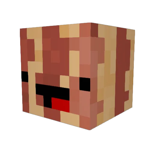 Thor4401 Minecraft avatar head, 3D render
