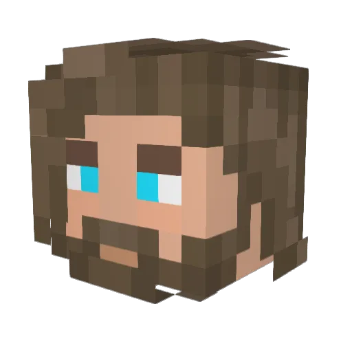 Thor98GP Minecraft avatar head, 3D render
