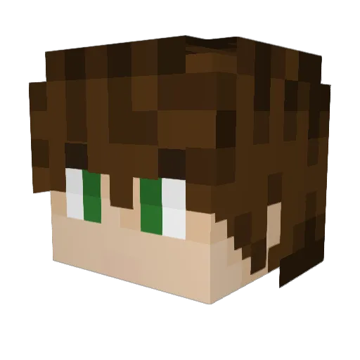 ThorBlake Minecraft avatar head, 3D render