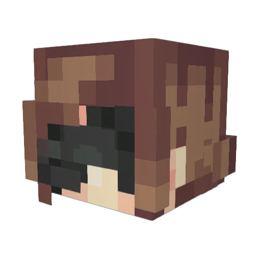 ThorLovesLoki Minecraft avatar head, 3D render