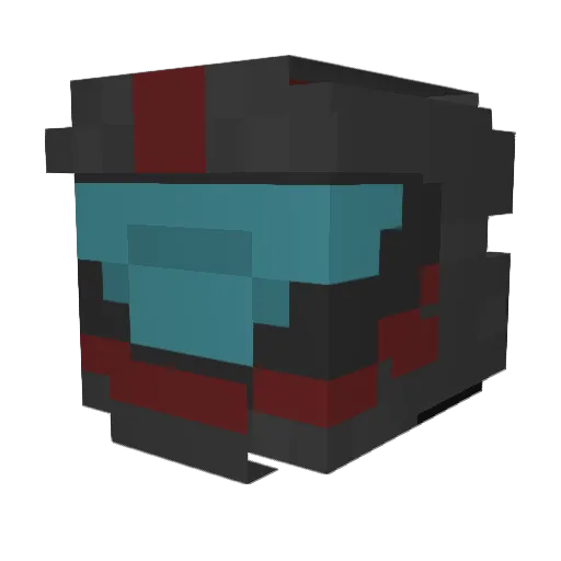 ThorVedr Minecraft avatar head, 3D render