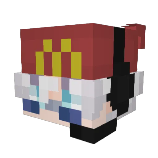ThorZeSlonska_XD Minecraft avatar head, 3D render