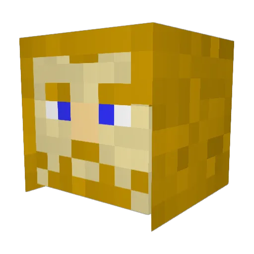 Thor_OfAsgard Minecraft avatar head, 3D render