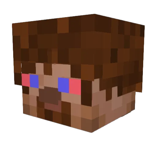 Thor_med_hammer Minecraft avatar head, 3D render