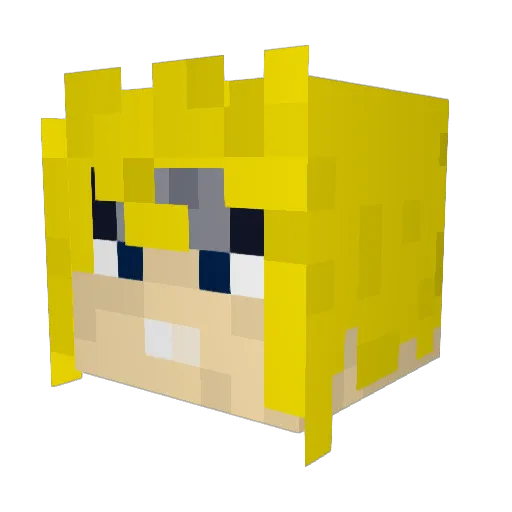 Thoran31 Minecraft avatar head, 3D render
