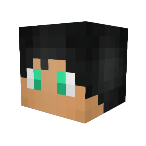 Thorazyn Minecraft avatar head, 3D render