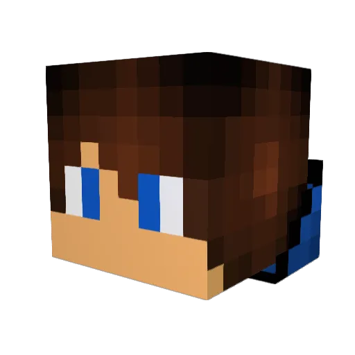 Thorben2912 Minecraft avatar head, 3D render