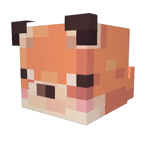 ThorbenREX681 Minecraft avatar head, 3D render