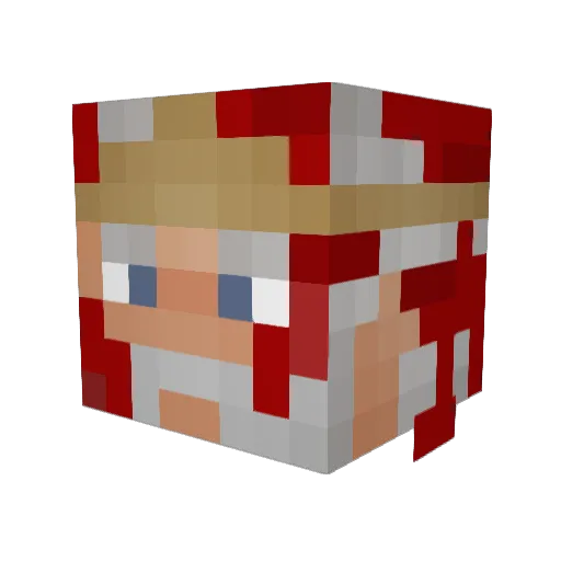 Thorbjornsen8 Minecraft avatar head, 3D render