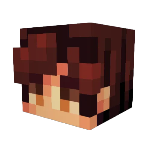 Thordek Minecraft avatar head, 3D render