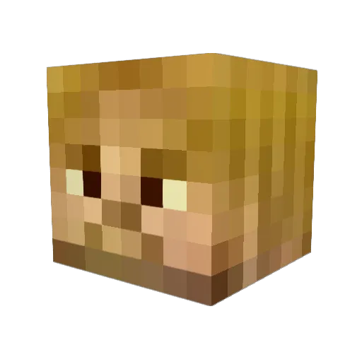 Thordinson Minecraft avatar head, 3D render