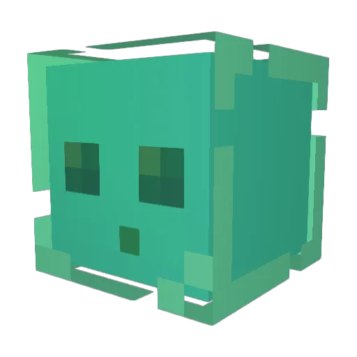 Thordraak Minecraft avatar head, 3D render