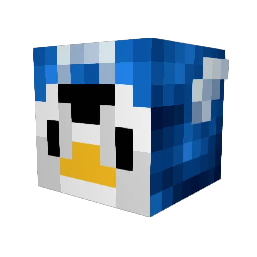 Thorins22 Minecraft avatar head, 3D render